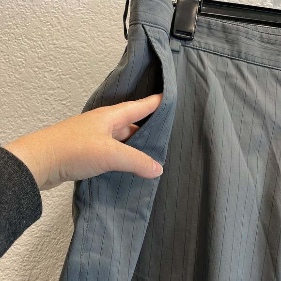 Nike Tour Performance Gray Striped Dri Fit Golf Pants Size 40x32 - Picture 4 of 11